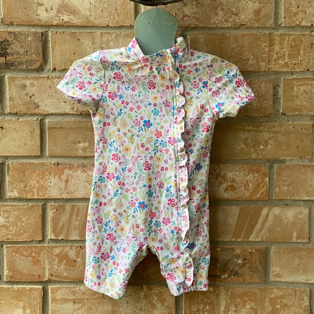 Baby Girl’s Rash Guard Swimsuit